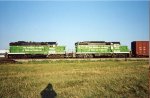 BNSF GP 9 #1610 & #1619 - NARS Training Program